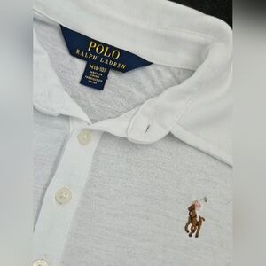 Polo Ralph Lauren Girls white shirt Light-weight cotton Size 8-10
